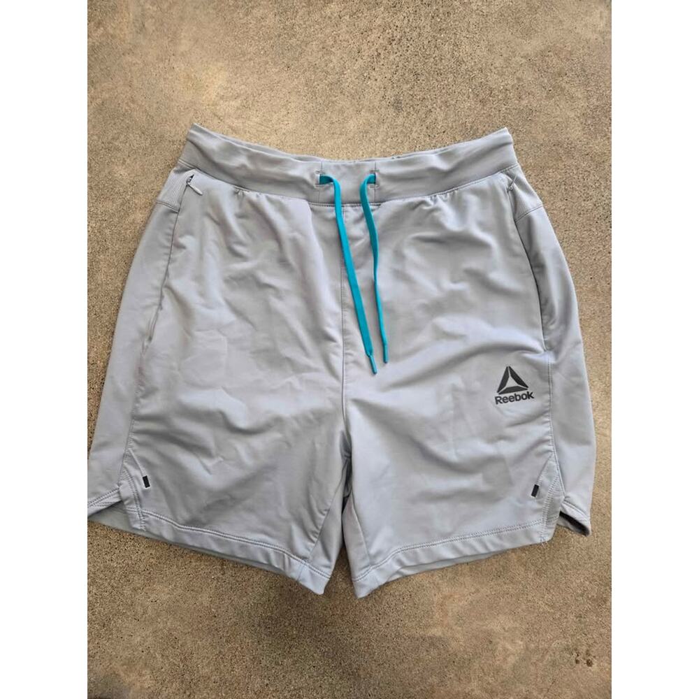 Reebok‎ Athletic Gym Workout Performance Shorts Gray Size Small